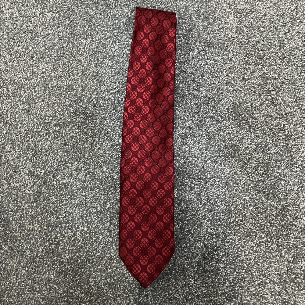 M Frey Wien Burgundy Red‎ Silk Necktie Men's Formal Tie